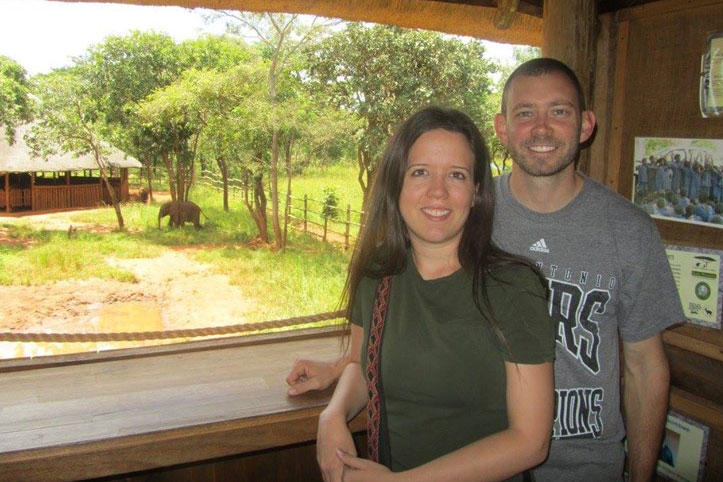 Alyssa and Nicholas Peveto in Zambia